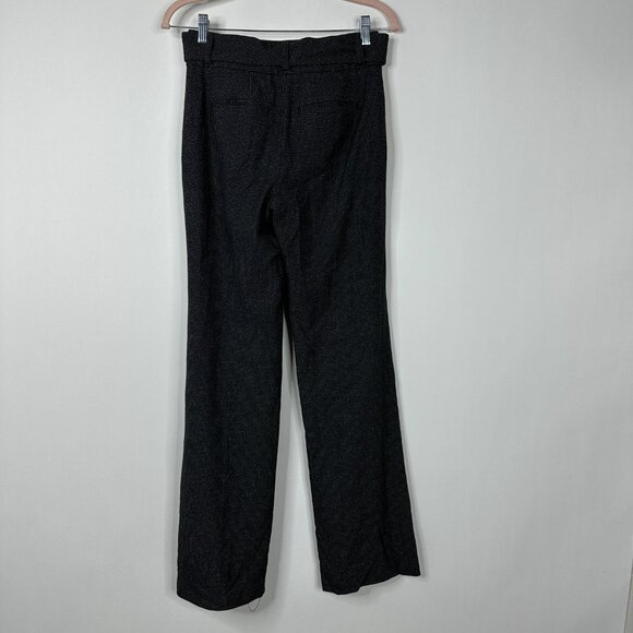 2/$30 White House Black Market The Boot Pants Micro Check Black w Ecru 0 #A0063 - Picture 4 of 9